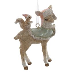 GAEM Фигурка декоративная подвесная "Олененок", L5,5 W2,5 H8 см, 3в.
