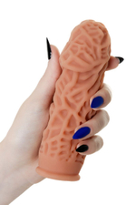 Насадка на фаллос KOKOS Extreme Sleeve 012, рельефная, 14,7 см