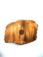 Деревянная сервировочная тарелка из Кедра