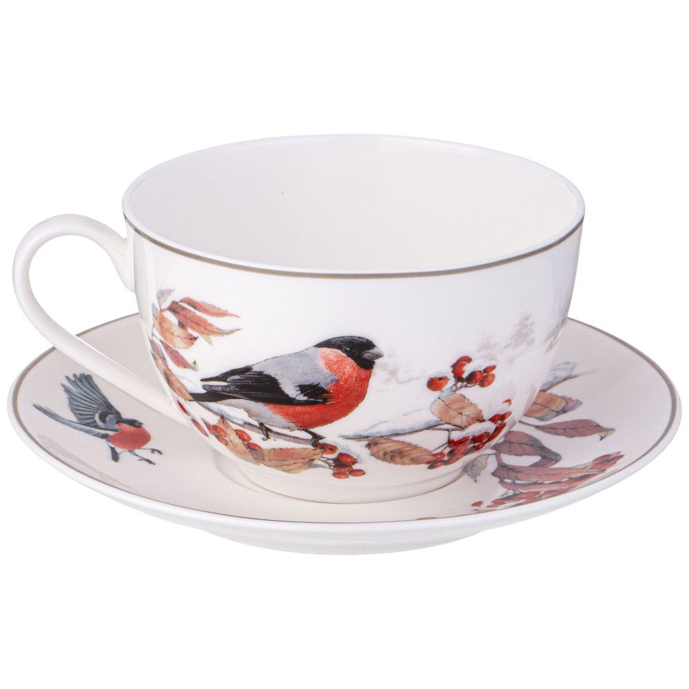 ЧАЙНАЯ ПАРА LEFARD "ЛЕСНАЯ СКАЗКА" СНЕГИРИ 300 МЛ (КОР=-24НАБ.)