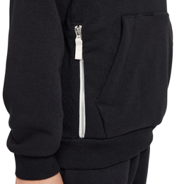 Кофта для мальчика теннисная Nike Kids Dri-Fit Standard Issue Hoodie - черный