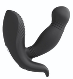 Черный вибромассажер простаты PROSTATE HERO (Цвет: черный)