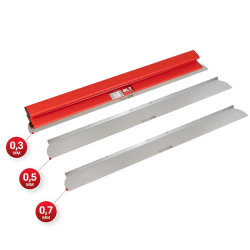 Шпатель малярный DLT Finish версия PRO, h-образный, 1000мм (лезвия 0,3;0,5;0,7мм), ABS пластик 1666