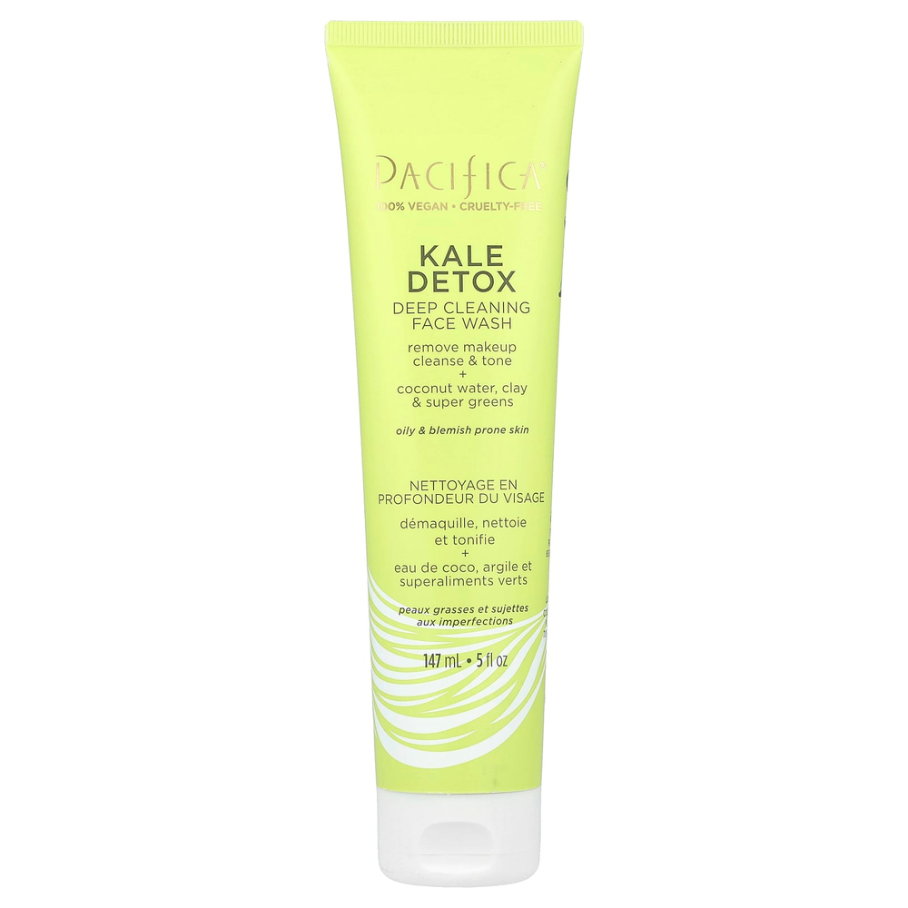 Pacifica, Kale Detox, глубоко очищающее средство для умывания, 147 мл (5 жидк. унц.)