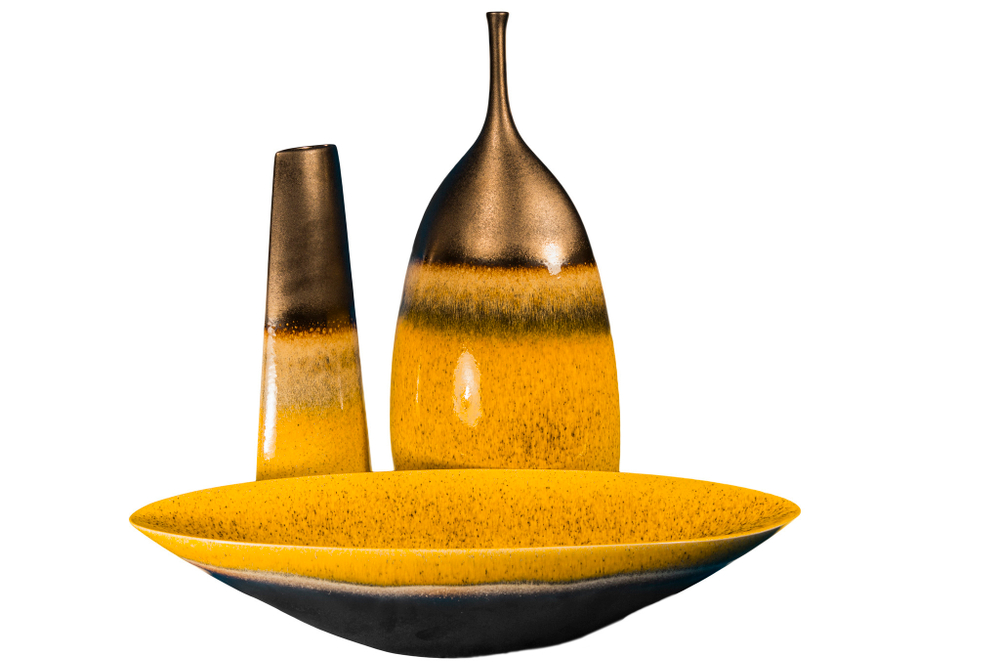 Чаша декоративная керамическая в центр стола Desert от S. Bernardo из Португалии