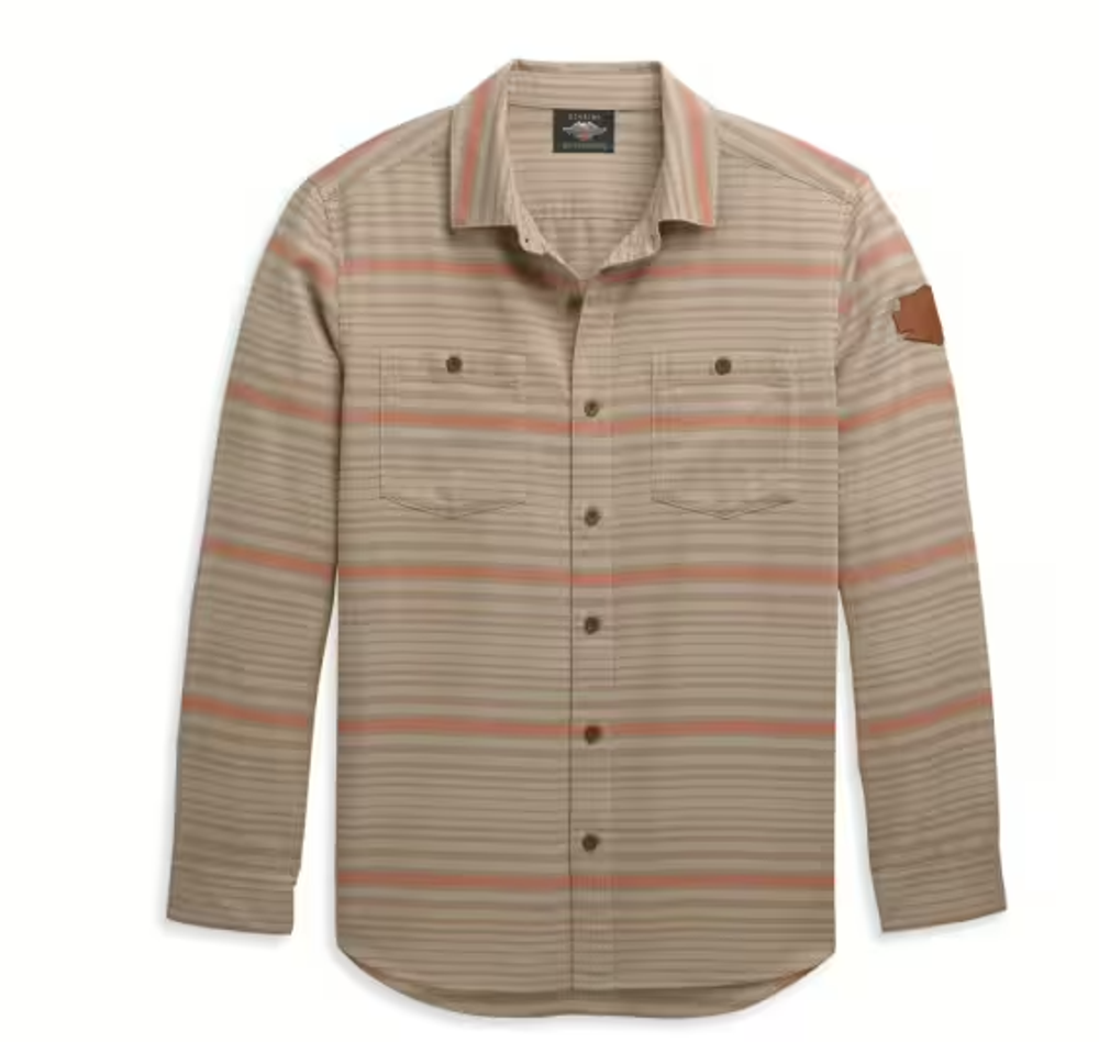 Рубашка Men's Two Pocket Stripe Shirt Harley-Davidson