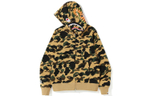A Bathing Ape 1st Camo Shark Full Zip Худи Fw22 желтый