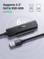 Конвертер/Адаптер с USB 3.0 на 2.5' SATA UGREEN 70609