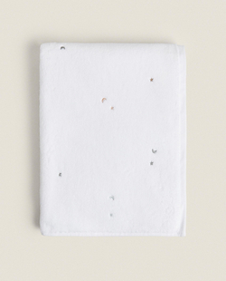 Zara Home Полотенце для лица и рук из хлопка, z amana biel · 1604/013