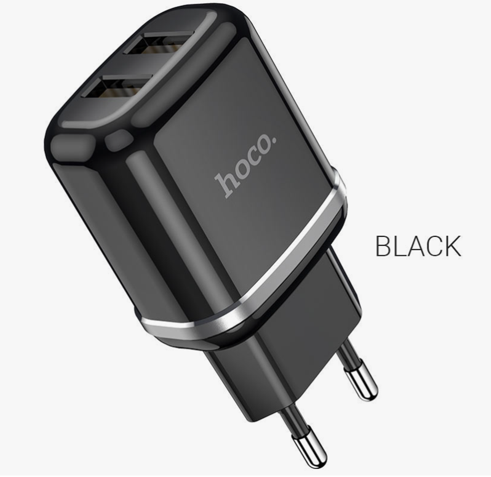 Блок СЗУ HOCO N4 dual port (black)