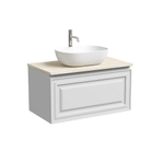 Тумба подвесная Sancos Very, Bianco 790х445х406, под столешницу с отверстием под смеситель, цвет Kreman