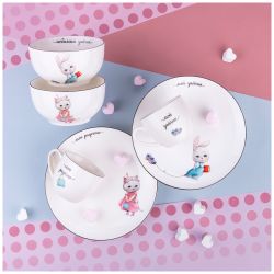 НАБОР ПОСУДЫ LEFARD МОЯ РАДОСТЬ, 3 ПР.: САЛАТНИК 470МЛ, ТАРЕЛКА 20СМ, КРУЖКА 220МЛ