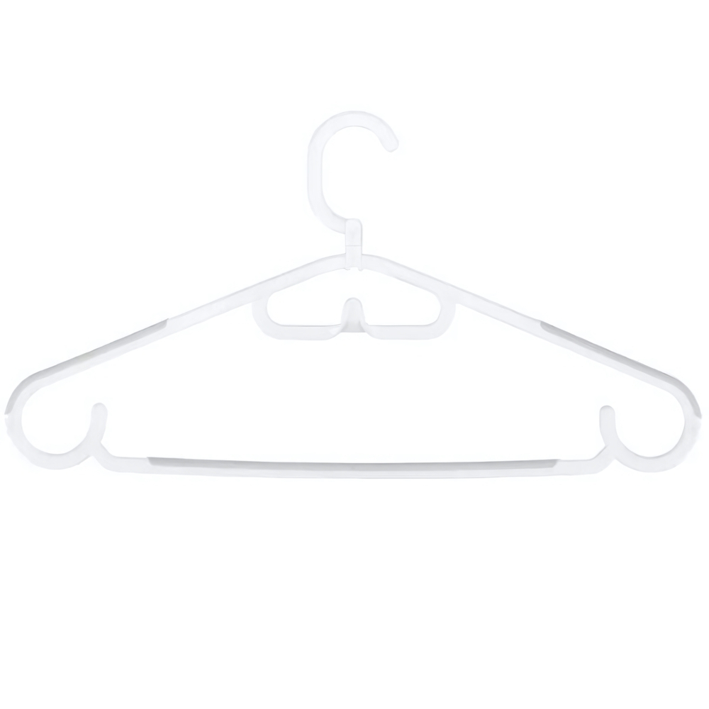 Вешалка антискользящая daily с поворотным крючком р.48-50 (белый)
