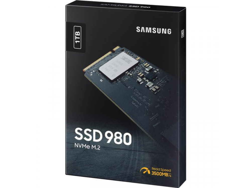 SSD накопитель Samsung 980 1ТБ, M.2 2280, PCIe 3.0 x4, NVMe [MZ-V8V1T0BW]