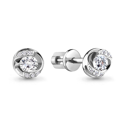 942384А Серьги из Золота с бриллиантами