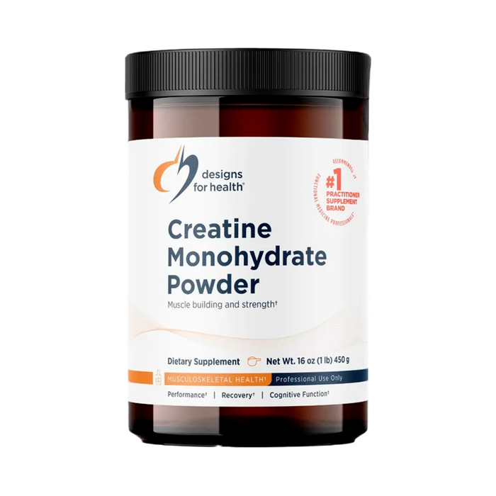 Креатин моногидрат, Creatine Monohydrate Powder, Designs for Health, 450 г