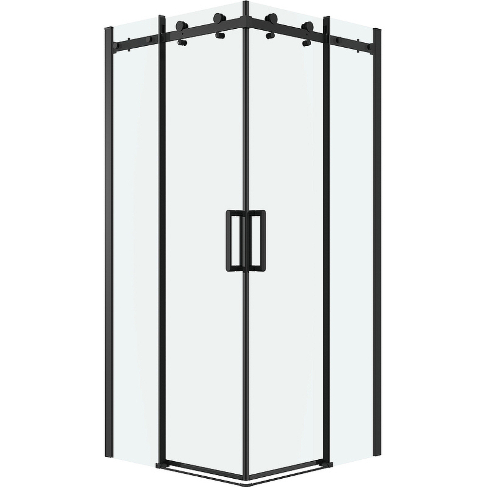 Душевой уголок Grossman Classic 90х90 300.K33.04.9090.21.00 профиль Черный матовый стекло прозрачное
