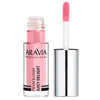 Жидкие кремовые румяна #01 Персиково-розовый Aravia Professional Blusher Juicy Delight 5мл