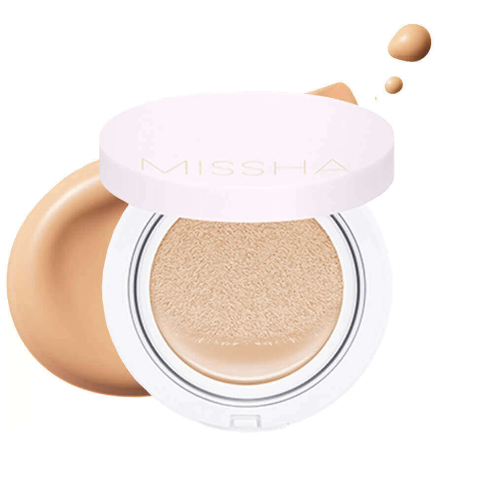 Тональный кушон Missha M Magic Cushion Cover Lasting SPF50+ PA+++ 23 Натуральный бежевый