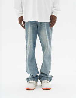 Джинсы HARSHandCRUEL "Bottom Zip" Straight fit Jeans