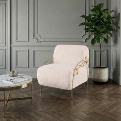 Кресло Нимфея Какао Айвори