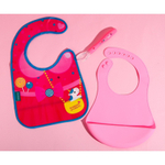 4645583 Нагрудник "Зайка Полли" непромокаемый на липучках