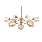 SL1500.203.12 Светильник подвесной ST-Luce Золотистый/Янтарный E14 12*40W FOVIA