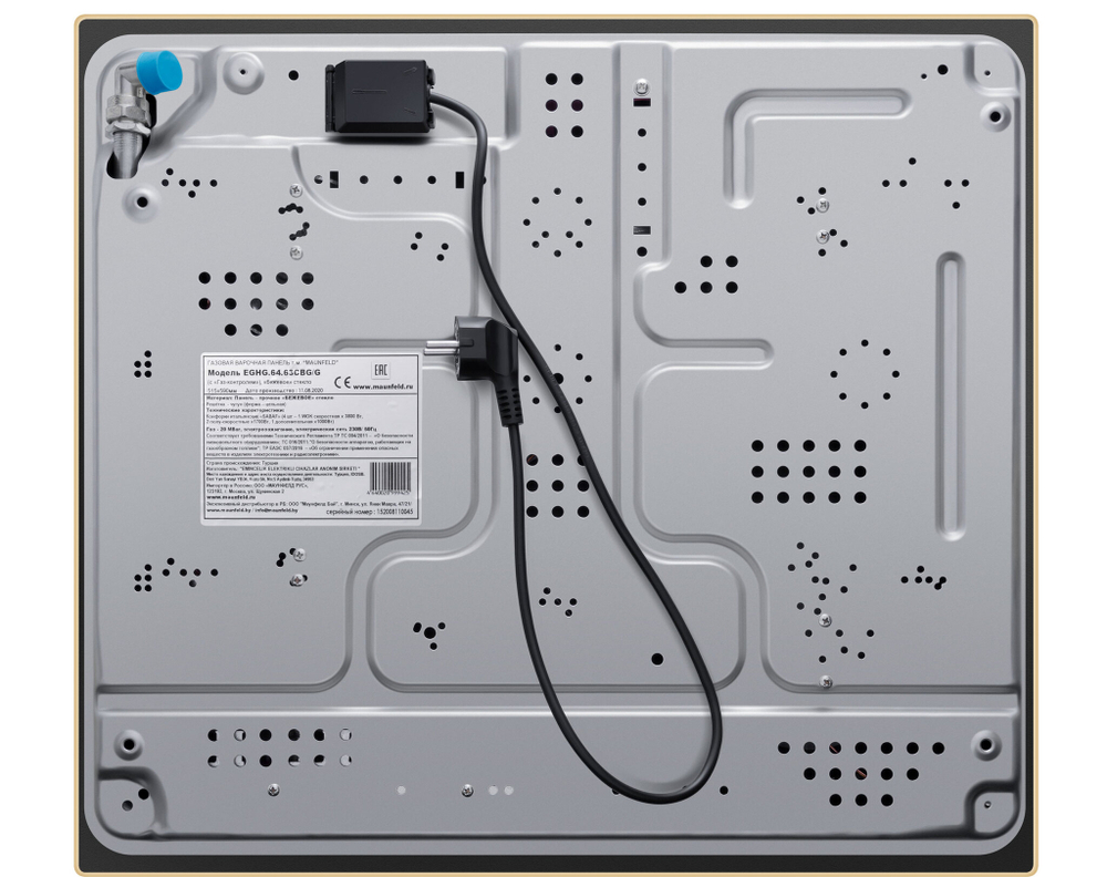 Газовая варочная панель MAUNFELD EGHG.64.1CBG/G фото 3