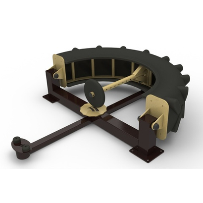 Уличный тренажер №38, "Колесо", 1700*1500*460 мм.