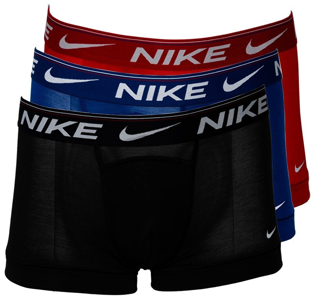 Боксерки теннисные Nike Dri-Fit Ultra Comfort Trunk 3P - gym red/deep royal/black