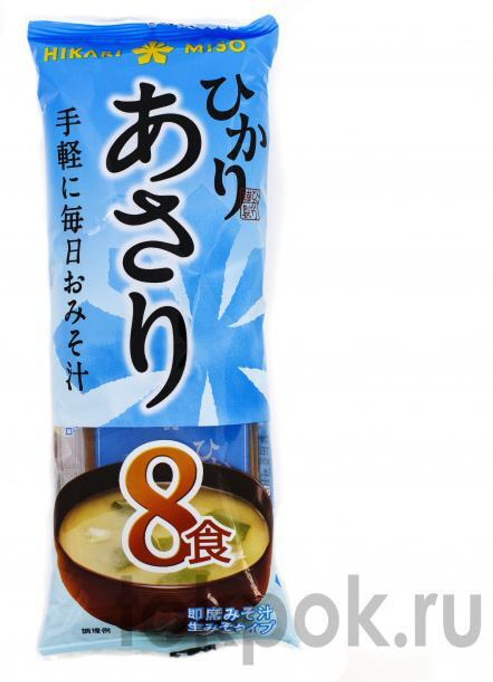 Мисо суп со вкусом ракушек Асари Hikari Miso, 128 гр