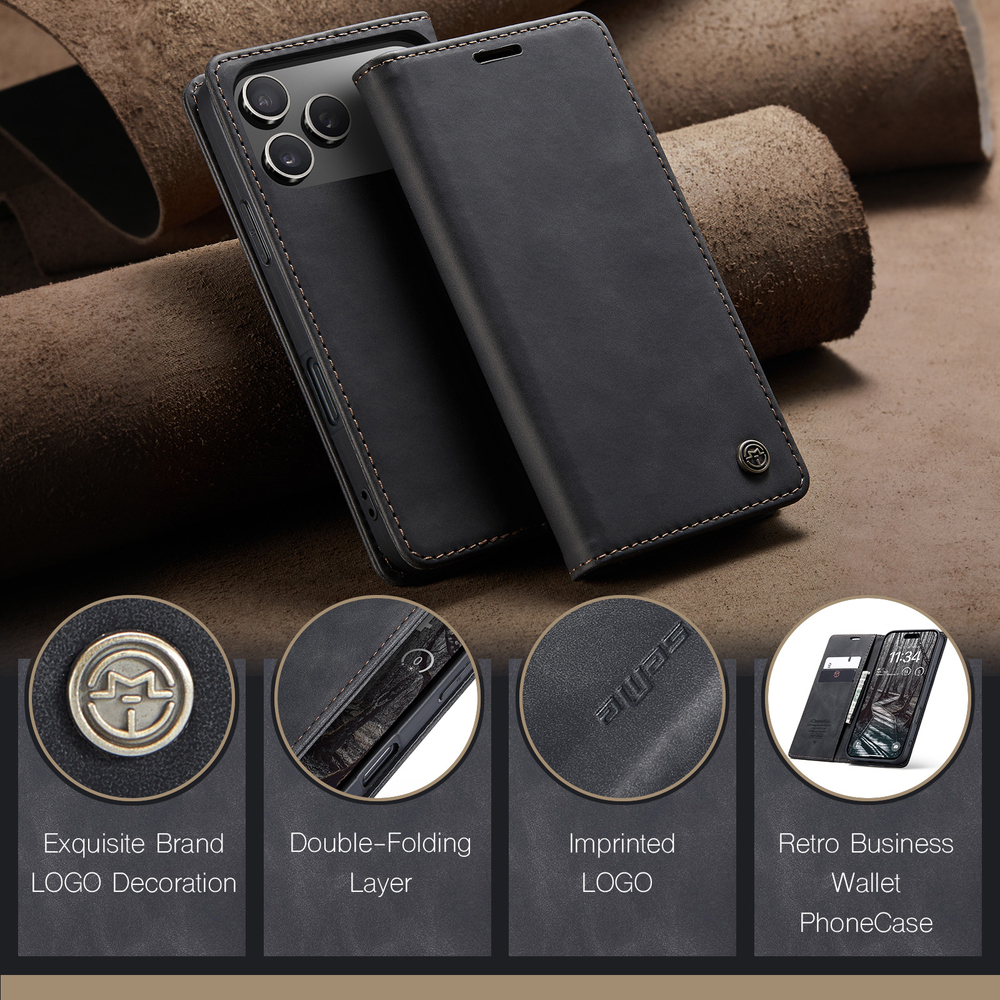 Чехол-книжка CaseMe Matte iPhone 17 Pro Max