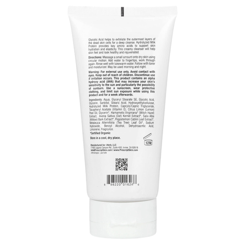 PrescriptSkin, очищающее молочко с гликолевой кислотой, 177 мл (6 жидк. унций)