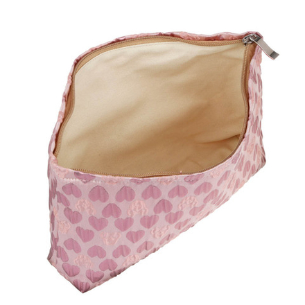 Шкатулка, 26x5,5x18 см, цвет розовый, полиэстер