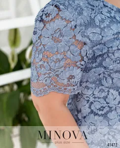 Платье 159-голубой Minova