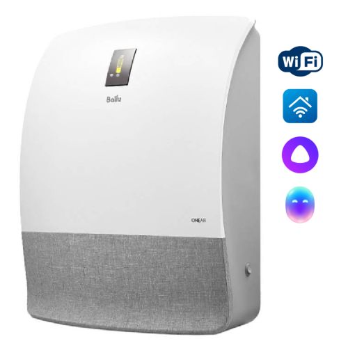 Очиститель воздуха приточный Ballu ONEAIR ASP-200SMAX с нагревом и датчиком СО2