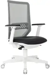 Кресло Бюрократ MC-W611N темно-серый TW-04 38-417 сетка/ткань крестов. пластик пластик белый