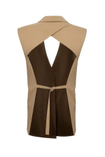 “Open back vest” Жилет с открытой спиной