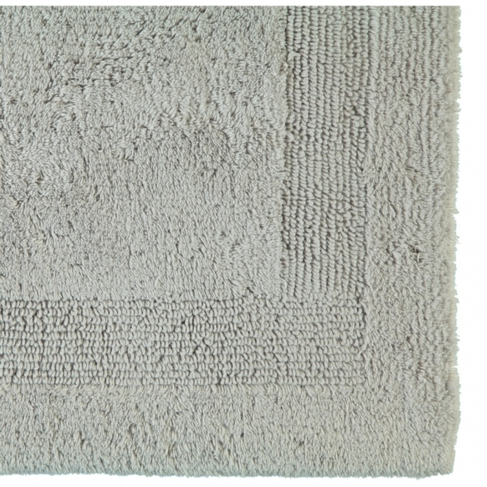 Коврик для ванной 60х100 Cawo Frottier серебряный 775 Германия фрагмент