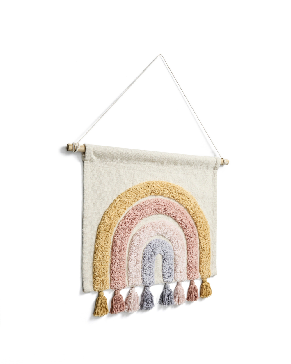 Настенный гобелен Tadea 100% хлопок разноцветная радуга 60 x 52 см
