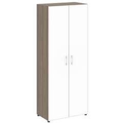 Yalta Шкаф LT.ST-1.10 R white Вяз Благородный/Стекло White 800*450*1987