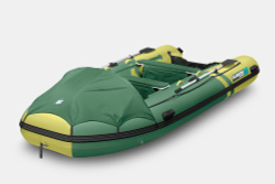 Надувная лодка GLADIATOR E450PRO зелено-оливковый