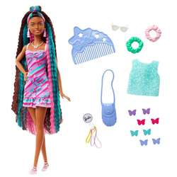 Barbie Totally Hair - Кукла с длинными волосами + модные аксессуары HCM91