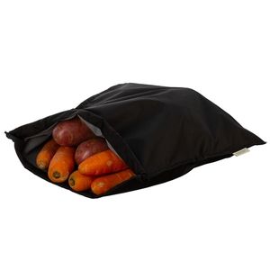 Экомешочек для корнеплодов чёрный 30х35 см