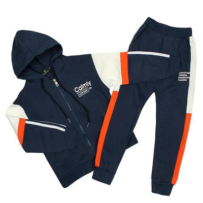 Спортивный костюм для девочек А.4437D-B39, т.синий, р. 98-104см 9730368