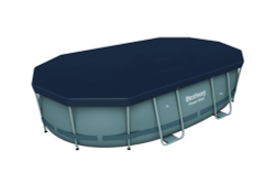 Тент для каркасного бассейна Power Steel Oval Pools 427х250х100 см (Bestway 58425 BW)
