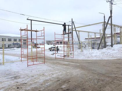 Благоустраивается новый въезд на территорию комплекса Selhozka Loft