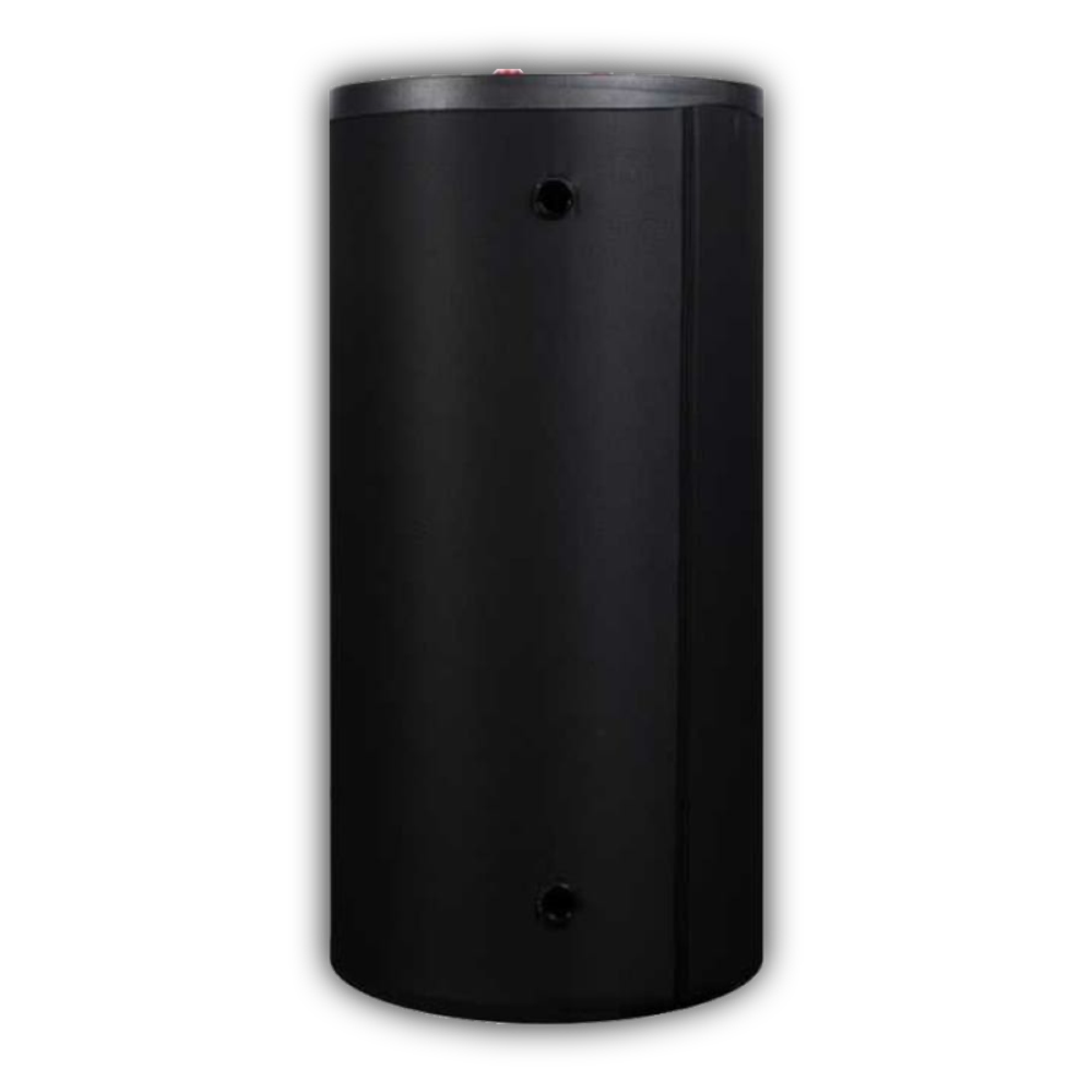 Бойлер косвенного нагрева Federica Bugatti Inox 1000, 150 литров с анодом чёрный (бак в водяной рубашке)