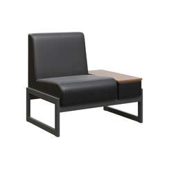 Module Диван одномест. столик унив. MD.D1-ST1 Oregon 16/Орех Гварнери/Металл Черный 980*700*800