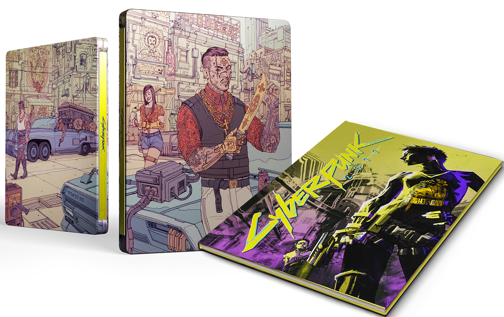 Cyberpunk 2077 Steelbook (PS4) Б/У